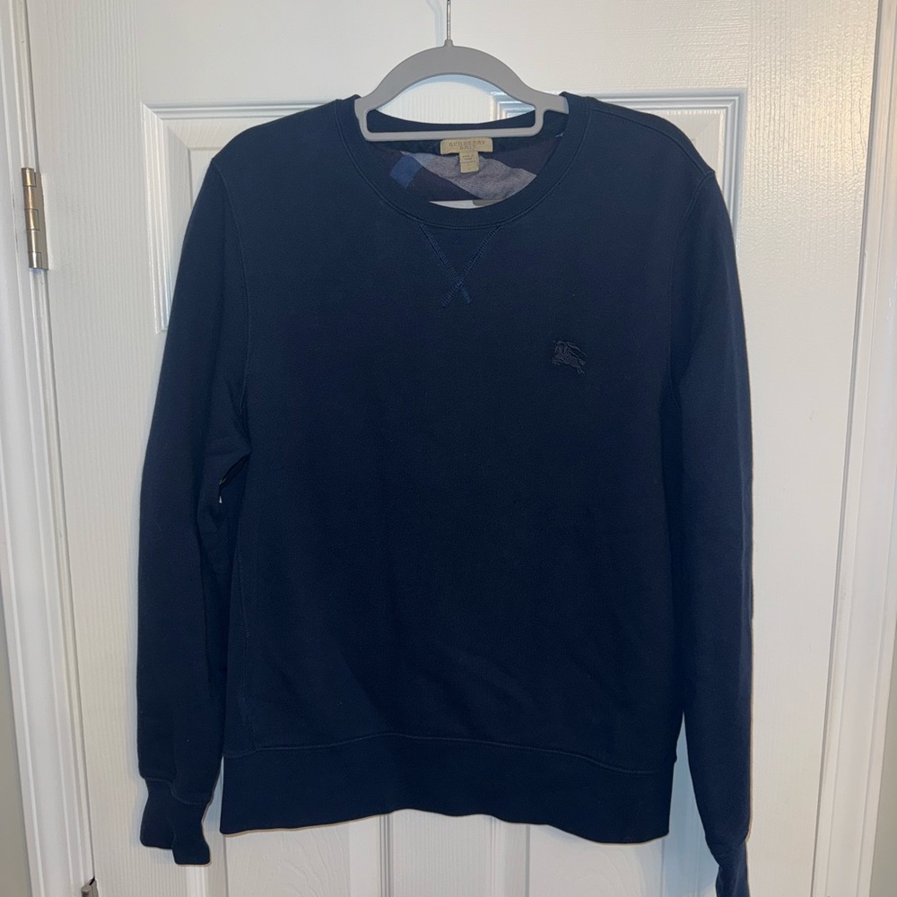 Burberry Brit Navy Crewneck. Men’s Large. Dry Cleaned only.